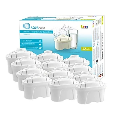 Imagen de Tm electrón tmfil012, filtros de agua compatibles con las jarras brita maxtra, 12 unidades.