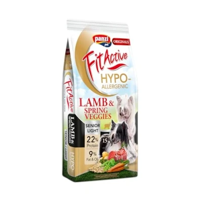 Imagen de FitActive Originals Hypo Senior Comida premium para perros mayores o con sobrepeso Fórmula hipoalergénica sin pollo (Normal, 15000, gramos)