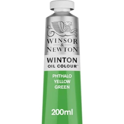 Imagen de Winsor &amp; Newton Winton Tubo de Pintura al Óleo, 200 ML, Verde (Verde amarillo ftalo)