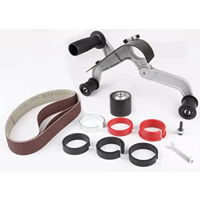 Imagen de Aidelife Lijadora de banda para tubos Accesorios madera/metal con brillo 3x Bandas Lija 30 x 533 mm