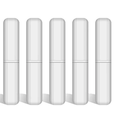 Imagen de stonylab Barra Magnética de Agitación, Paquete 5 40 mm Recubierto PTFE Barras Stir Set Agitación Magnéticas Blanco para Agitadores Placa Laboratorio, PK