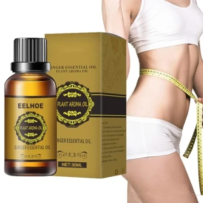 Imagen de Aceite de Masaje Jengibre,Belly Drainage Ginger Oil,Aceite Jengibre Drenaje linfático Natural,Slimming Tummy Oil,Jengibre para del Vientre SPA, Relajación Corporal (30ml)