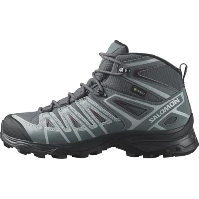 Imagen de Salomon X Ultra Pioneer Mid Gore Tex Zapatillas Impermeables Outdoor para Mujer, Cualquier clima, Sujeción del pie segura, Estabilidad y amortiguación, Ebony, 36 2/3