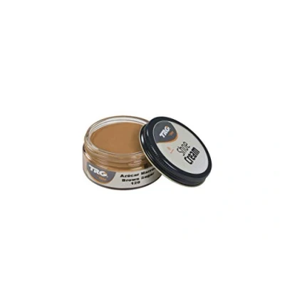Imagen de TRG Thoe One 120 Crema para calzado y complementos de piel sintética 50 ml, Marrón (120 Brown Sugar)