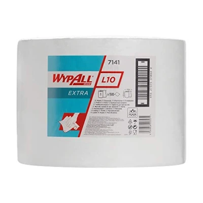 Imagen de WypAll L10 Extra rollo grande de paños 7141, 1 x 1500 hojas azules capa