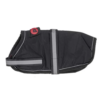 Imagen de Petface Abrigo Impermeable para Perro, 40 cm, Color Negro