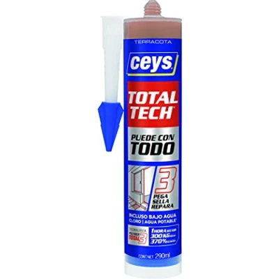 Imagen de Ceys Total Tech Pega Sella y Repara Terracota Cartucho 290 ML