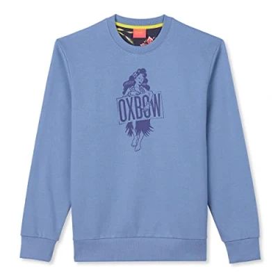 Imagen de OxbOw O1sisko Sweater, Hombre, Azul Gascogne, Small