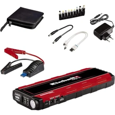 Imagen de Einhell Dispositivo auxiliar para el arranque de automóviles CE JS 18 (ayuda y estación energía, suministro portátil electricidad, indicación del estado carga, incl. adaptadores)
