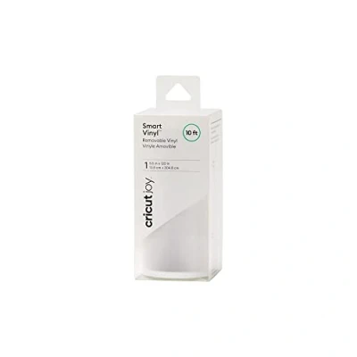 Imagen de Cricut Vinyl Removable Vinilo extraíble Joy Smart, White, 3m (10ft)