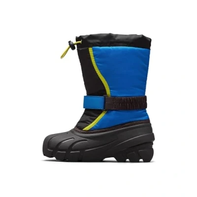 Imagen de Sorel Flurry Boot, Botas de Nieve, Unisex niños, Black/Super Blue 2024, 34 EU
