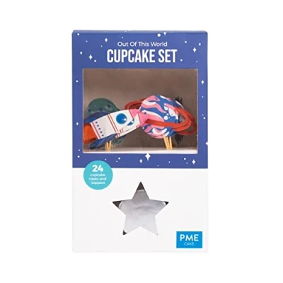 Imagen de PME Set para Cupcakes Party Dinosaurs, Juego de 24