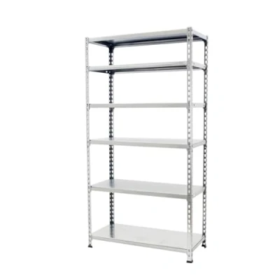 Imagen de Simon Rack Estanteria Metalica, 6 Baldas Ajustables, 180 kg de Punto Flexión, 2500x800x400 mm, Estantería Almacenaje, Sin Tornillos, Galvanizado Simonclick
