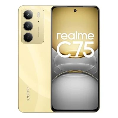 Imagen de realme C75 Teléfono Móvil 8+128 GB, Resistencia IP69 al Polvo y Agua, Batería Enorme de 5828 mAh, Experiencia IA Inteligente, Pantalla FHD 6,72&quot; a 90 Hz, Oro, sin Adaptador