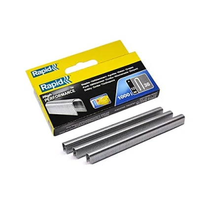 Imagen de Rapid R36 Caja de 1000 grapas galvanizadas para cables (10 mm)