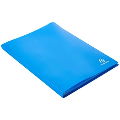 Imagen de Exacompta 8562E Carpeta de 60 fundas PVC, A4, color azul