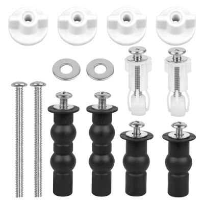 Imagen de Yqhugbc Juego de Tornillos para Asiento Inodoro, Tornillo Inodoro Piezas Accesorios
