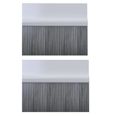 Imagen de STORMGUARD 02AM0031000W BDS Junta autoadhesiva para Parte Inferior de la Puerta, Blanco, 1 m, Set 2 Piezas