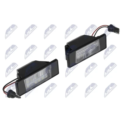 Imagen de Luz Matricula LED ambos lados NISSAN: Qashqai 2, / Qashqai+2 I, Pulsar Hatchback NTY ELP NS 000