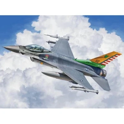 Imagen de Italeri 2825 1:48 US F 16C kit de construcción maquetas, manualidades, aficiones, pegado, plástico, fiel al detalle, gris
