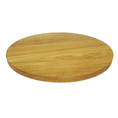 Imagen de COLLECTOR Wooden World Tabla de Cortar Redonda Madera Circular para Pizza Doble Cara 60 cm