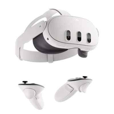 Imagen de Gafas de Realidad virtual Meta Quest 3, 128 GB, mixta revolucionaria, Potente rendimiento, Blanco