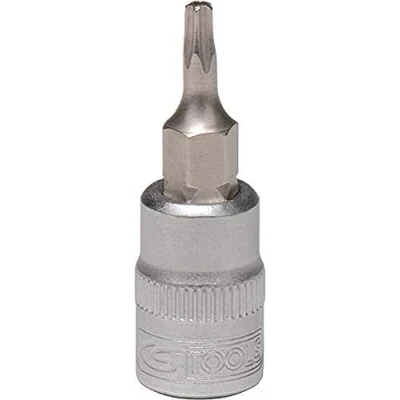 Imagen de KS TOOLS 911.1704 Piezas insertables de llave cubo DIN 3120, ISO 1174 TS25 Acero cromo vanadio con orificio frontal