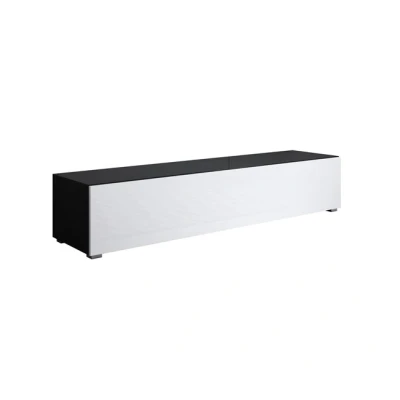 Imagen de Mueble Tv Modelo Luke H2 160x30cm Negro Y Blanco