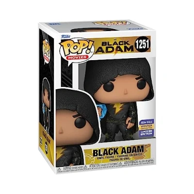 Imagen de Funko Pop! Movies: DC Black Adam with Cloak Exclusiva Amazon Figura de Vinilo Coleccionable Idea Regalo Mercancia Oficial Juguetes para Niños y Adultos Movies Fans