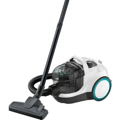 Imagen de Aspirador sin bolsa Bosch ProHygienic Serie 4, 2 litros, 78dB, EasyClean, Filtro UltraAllergy, Blanco