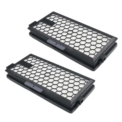 Imagen de Juego de 2 filtros activos como SF HA 50 HEPA AirClean para aspiradora Miele (SF AH 50) / 7226150 AP tipo S4 S5 S6 S8 &amp; S4000 S5000 S6000 S8000.