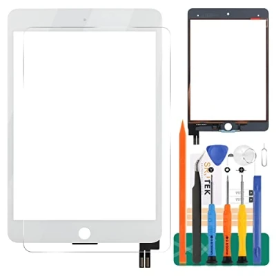 Imagen de Para IPad Mini 5 7.9 Reemplazo de Pantalla 2019 A2126 A2124 A2133 táctil digitalizador Panel vidrio Matrix Reparación Kit (blanco)