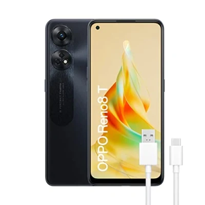 Imagen de OPPO Reno8T Smartphone Libre, 8GB+128GB, Cámara 100MP+2MP, Microscopio, Android, Batería 5000mAh, Carga Rápida 33W Negro