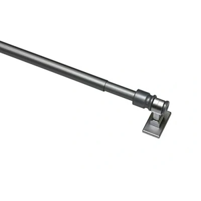 Imagen de GARDINIA Barra para cortinas California, Plata Mate, 12 mm de diámetro, Plateado, 120 225 cm