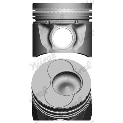 Imagen de NÜRAL 87 114900 95 Pistóns 79,5 para cilindro 3, 4 con casquillo cubo de perno, soporte segmento pistón SEAT: Alhambra I