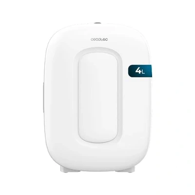 Imagen de Cecotec Mini Nevera Bolero MiniCooling 4L Bora White, Funcionamiento 12V 220V, Compatible coche y caravanas, Función enfriamiento calentamiento, Rango temperatura 5 65º, Transporte fácil