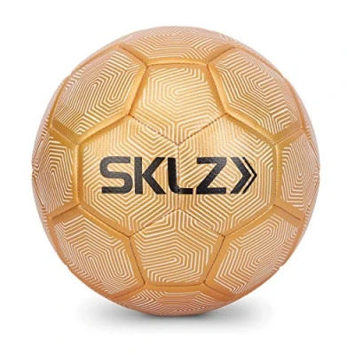 Imagen de SKLZ Toque Dorado Golden Touch Peso, Equipo de Entrenamiento, fútbol Infantil, Blanco/Negro/Verde, Talla 3, Unisex
