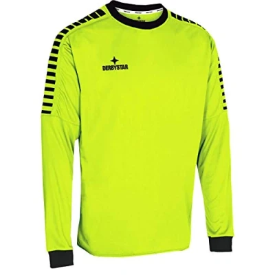 Imagen de Derbystar Hyper Camiseta de Portero Infantil, Unisex niños, Amarillo Negro, 152