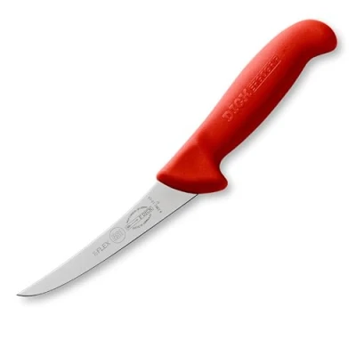 Imagen de Dick Ergogrip deshuesado hoja del cuchillo rizado rojo / 13 semiflexible