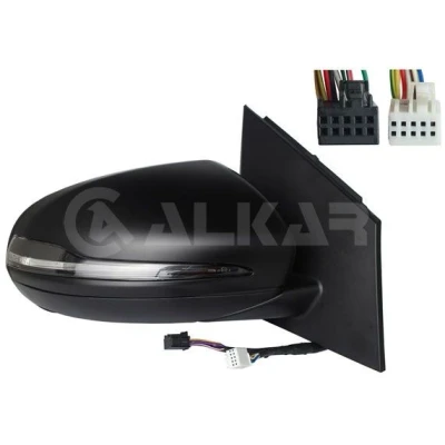 Imagen de Espejo retrovisor Alkar 6142214 derecha imprimado eléctrico calefactable, con memoria, asférico para vehíc. volante a la izquierda