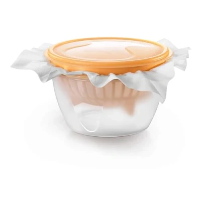 Imagen de Tescoma JGO para Preparar Queso CREMOSO Della CASA, plastico, Trasparente/Giallo, 23x14.7x23 cm