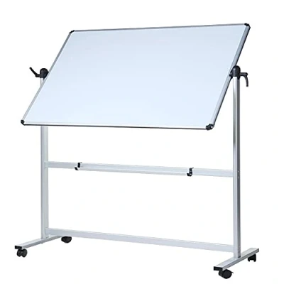 Imagen de VIZ PRO Pizarra blanca móvil de doble cara, 1100x750mm