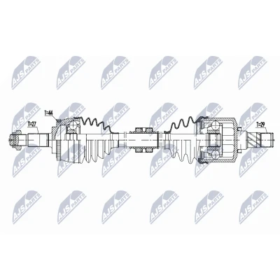 Imagen de Semi eje NTY NPW NS 140
