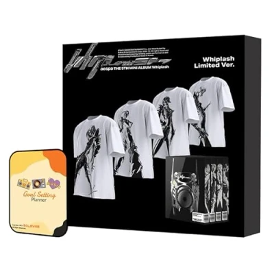 Imagen de aespa Album Whiplash Random Limited ver.+Pre Order Benefits+BolsVos Exclusive K POP Giveaways Package