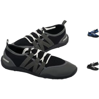Imagen de Cressi Elba Zapatillas Chanclas, Unisex Adulto, Negro/Gris, 40
