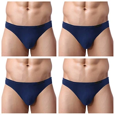 Imagen de Avidlove Calzoncillos para Hombre Paquete De 4 Modal Suave Ropa Interior Corta Gr. UE L Azul