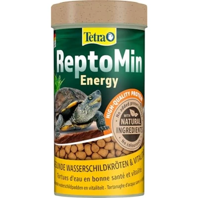 Imagen de Tetra ReptoMin Energy Alimento para tortugas premium equilibrado y rico en nutrientes con krill camarones, lata 250 ml