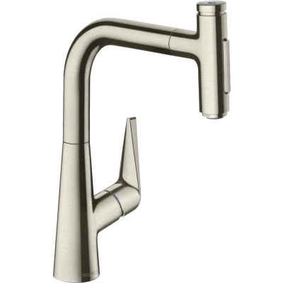 Imagen de Hansgrohe 73868800 Badarmaturen &gt; Brausen, Acero Cepillado, Bec moyen