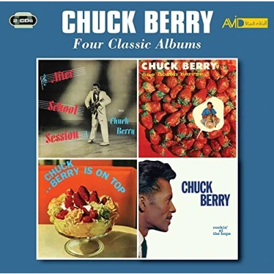Imagen de four classic albums (after school session / one dozen berrys chuck berry is on top rockin&#039; at the hops)