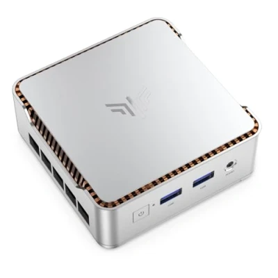 Imagen de NiPoGi E2 Mini PC Twin Lake N150 (Refresh N100/Ν95,hasta 3.6GHz,6W Solo),16GB DDR4/256GB M.2 SSD,Mini Ordenadore 4K@60Hz Dual Display,HDMI 2.0, DP 1.4, WiFi, BT,Mini Computadora para Negocios/Escuela